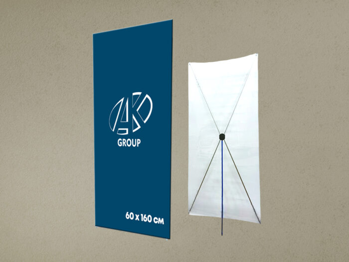 x_banner_60_160 Стенд Х-Банер Professional 60×160 см - Зображення 1